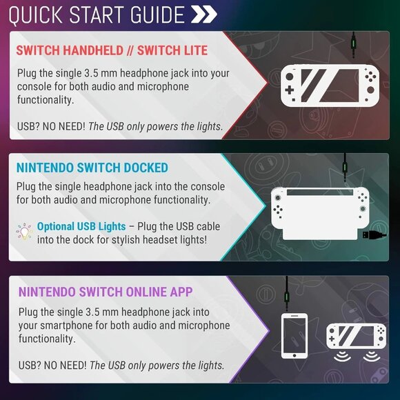 Gaming Headset w/Mic for PlayStation/Xbox/PC/Switch/Stadia/Mac/VR Orzly Tanami - Picture 4 of 5